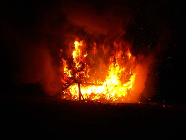 Feuerrad und Fastnachtsfeuer 2007