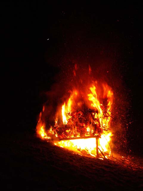 Feuerrad und Fastnachtsfeuer 2007