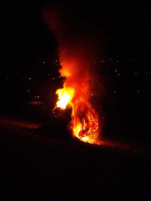 Feuerrad und Fastnachtsfeuer 2007