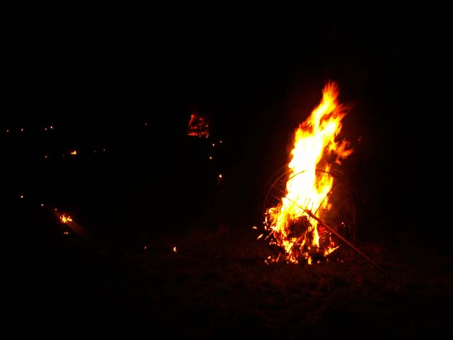 Feuerrad und Fastnachtsfeuer 2007