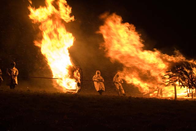 Feuerrad und Fastnachtsfeuer 2008