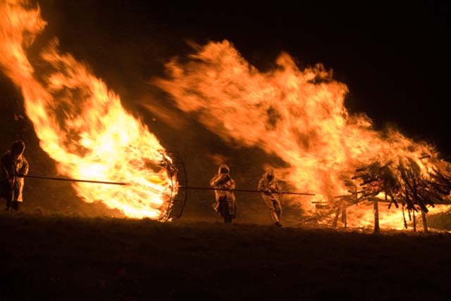 Feuerrad und Fastnachtsfeuer 2008