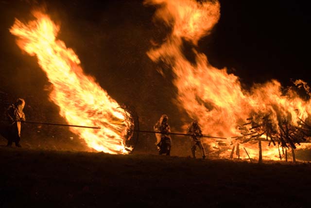 Feuerrad und Fastnachtsfeuer 2008