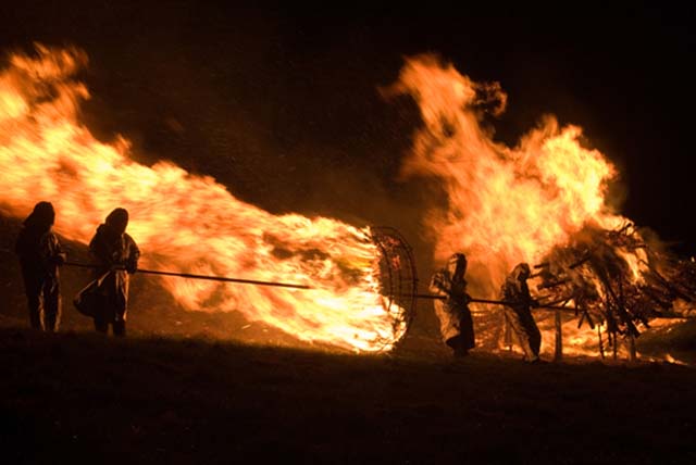 Feuerrad und Fastnachtsfeuer 2008