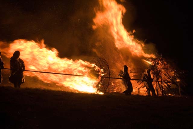 Feuerrad und Fastnachtsfeuer 2008