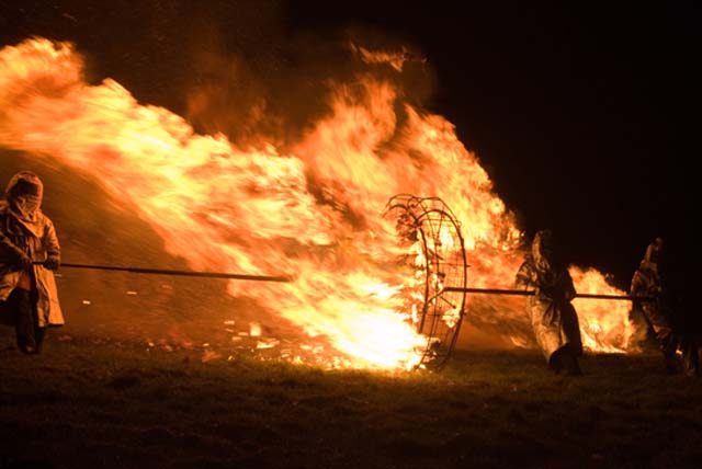 Feuerrad und Fastnachtsfeuer 2008