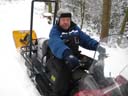 HVV beim prparieren der Loipe