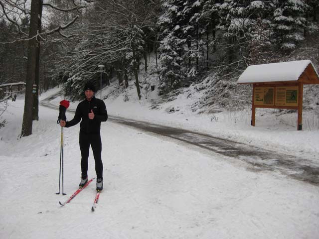 Loipenbetrieb am 10.Januar 2010