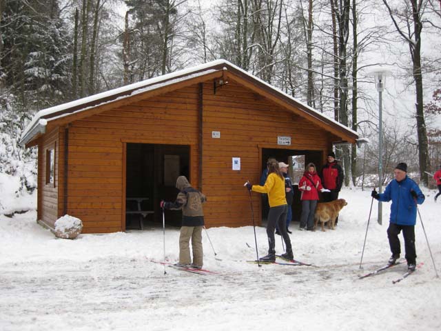 Loipenbetrieb am 10.Januar 2010