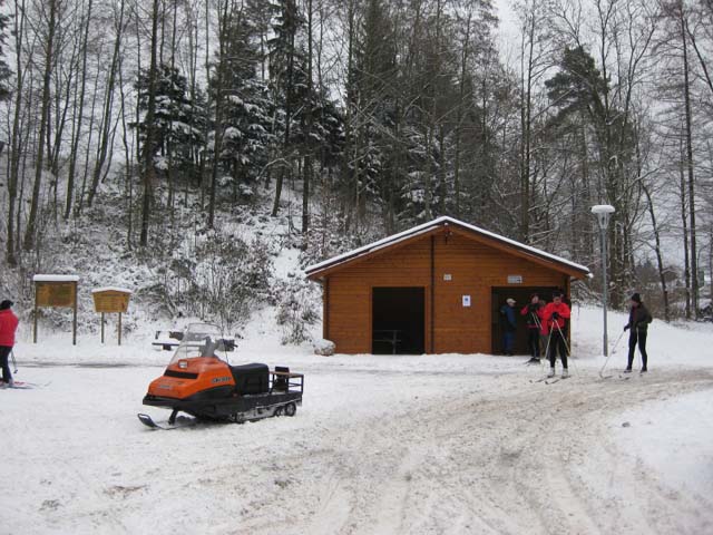 Loipenbetrieb am 10.Januar 2010