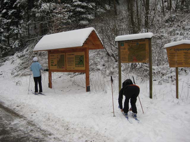 Loipenbetrieb am 10.Januar 2010