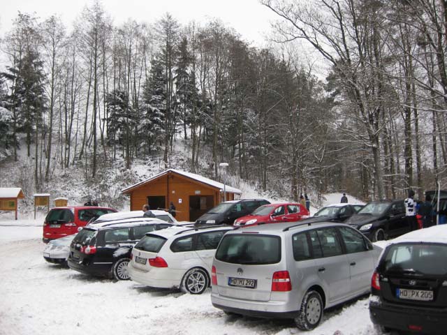 Loipenbetrieb am 10.Januar 2010