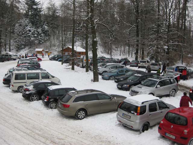 Loipenbetrieb am 10.Januar 2010