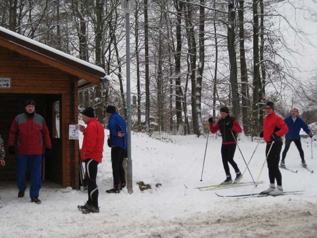 Loipenbetrieb am 10.Januar 2010