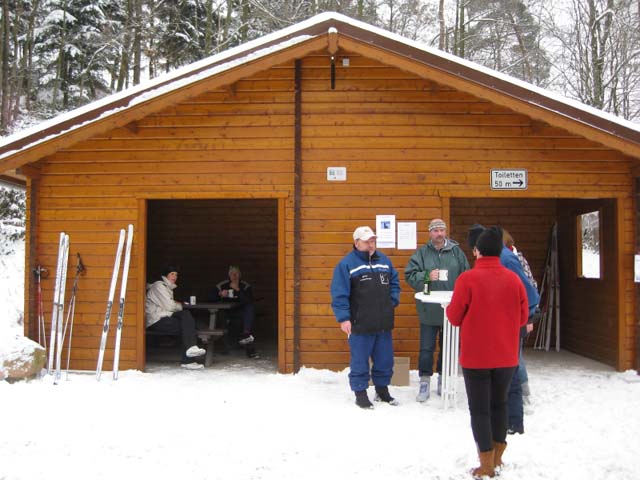 Loipenbetrieb am 10.Januar 2010