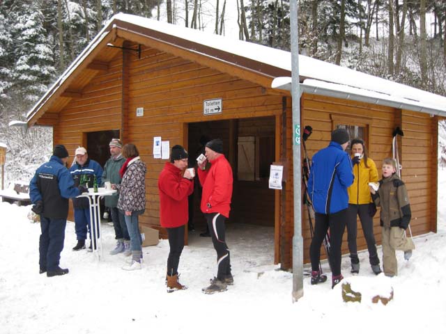 Loipenbetrieb am 10.Januar 2010