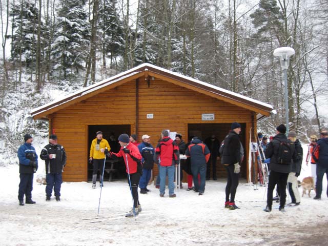 Loipenbetrieb am 10.Januar 2010