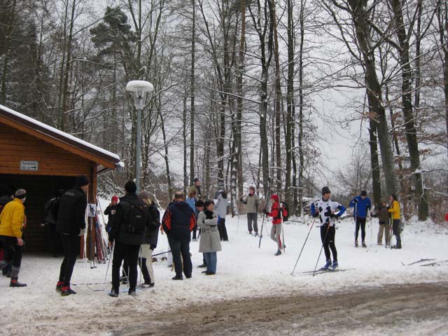 Loipenbetrieb am 10.Januar 2010