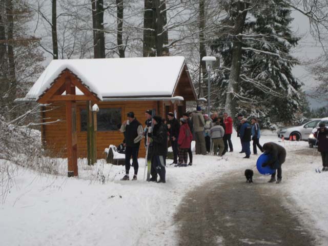 Loipenbetrieb am 10.Januar 2010