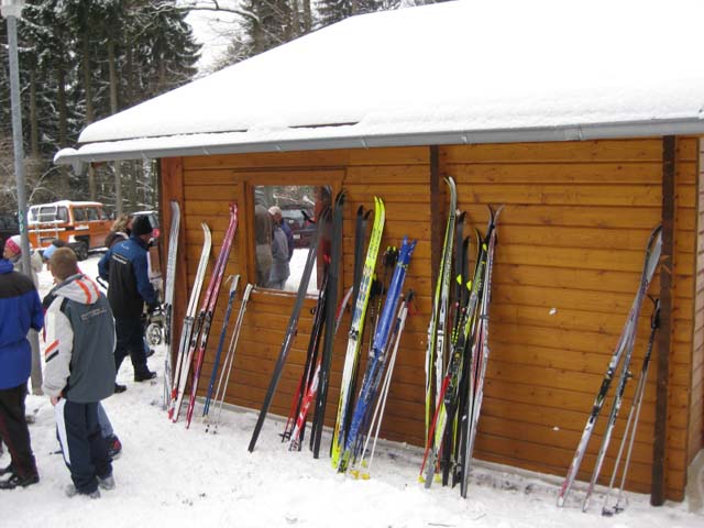 Loipenbetrieb am 10.Januar 2010