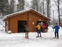Loipenbetrieb am 10.Januar 2010