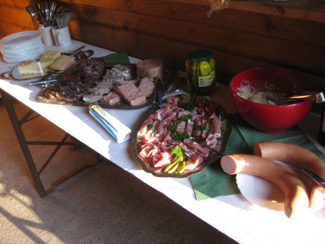 Kleines Waldfest in der Loipenh�tte