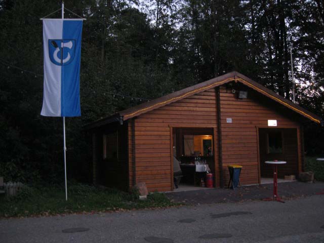 Kleines Waldfest in der Loipenh�tte